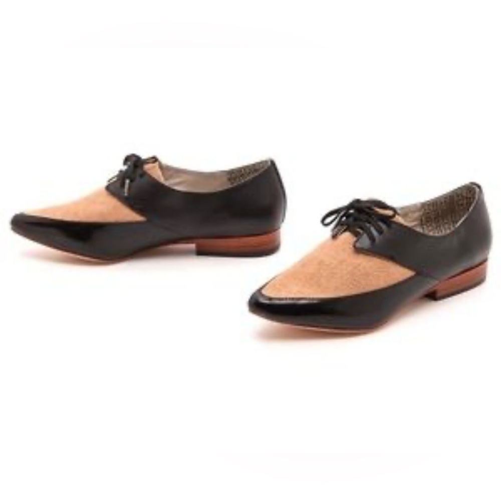 Matt Bernson Darby Wool & Leather Oxfords flats